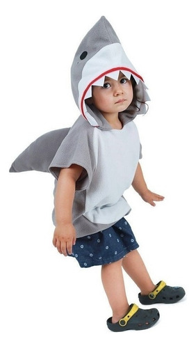 Disfraz Con Capucha De Tiburón Animal De Halloween For Niños De Lazhu