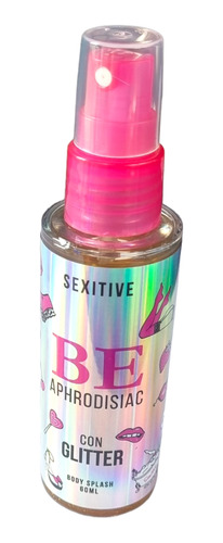 Body Splash Femenino Afrodisiaco Glitter Be Sexitive Brillo