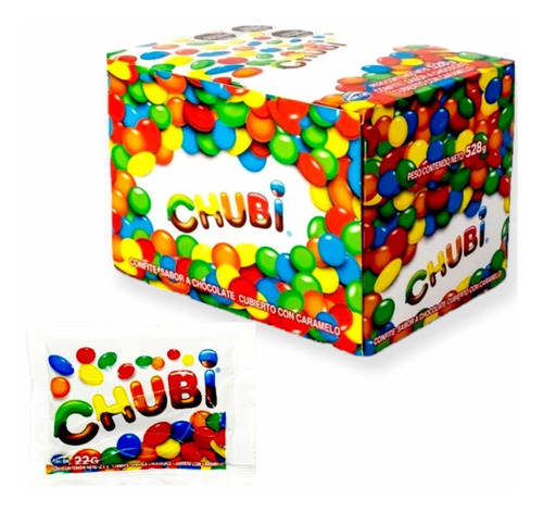 Chocolate Chubi Caja De 528 Gr