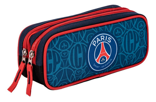 Mochila De Carrinho G Lancheira Estojo Psg Play Cor Azul Desenho Do Tecido Lisa