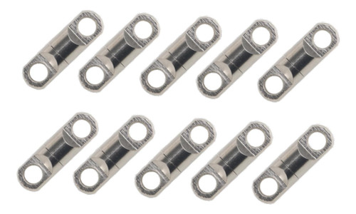 10 Piezas De Pesca Swivels Conector De Línea De 4 Mm