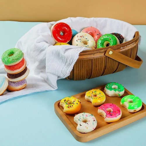 Imagen 2 de 4 de Set De Alimentos De Juguete Donas, Masas Y Alfajores