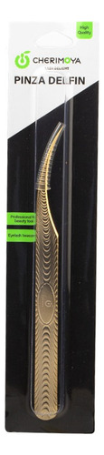 Pinza Precision Curva Doradas Profesional Cherimoya