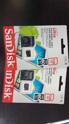 Sandisk Ultra Micro Sd 128gb Uhs-i Class 10 80 Mb/s Full Hd