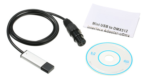 Adaptador De Interface Usb Para Dmx Para Controlador De Ilum