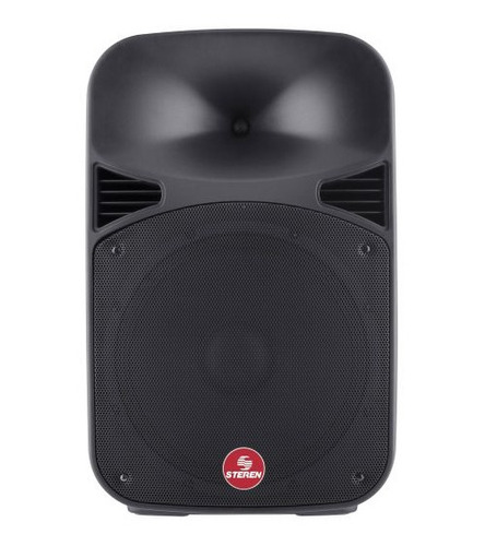 Imagen 2 de 2 de Bocina Steren BAF-1545BT portátil con bluetooth negra 100V/240V