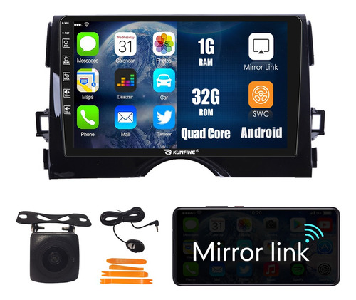 Radio Estéreo Android Para Toyota Reiz 2010-2020 1+32g