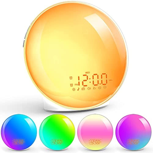 Reloj Despertador Wake Up Light Sunrise Para Personas Que Du