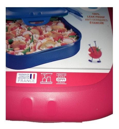 Contenedor Plastico Hermetico Maped Picnik 3 En 1