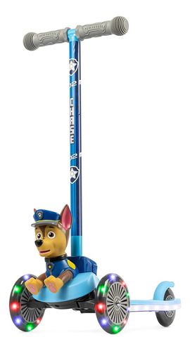 Paw Patrol Chase Kick Scooter Para Niños, Scooter Autoequili