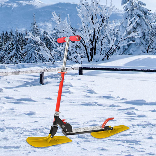 2 Uds Patinete De Esquí Trineo Tabla De Esquí Trineo
