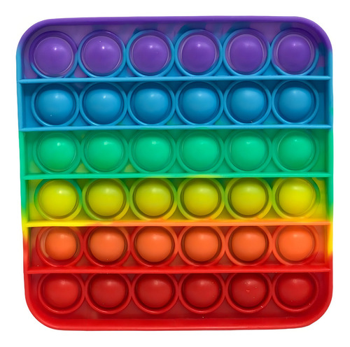 Juguete antiestrés con burbujas Pop It Fidget Toy en Brasil
