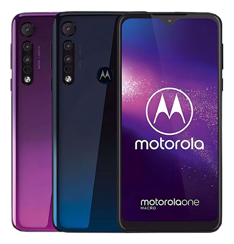Motorola One Macro 64 GB Ultra violet 4 GB RAM - Bueno (Reacondicionado)