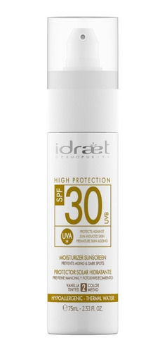 Idraet Protector Solar Spf30 Tono 2 Tono Vainilla