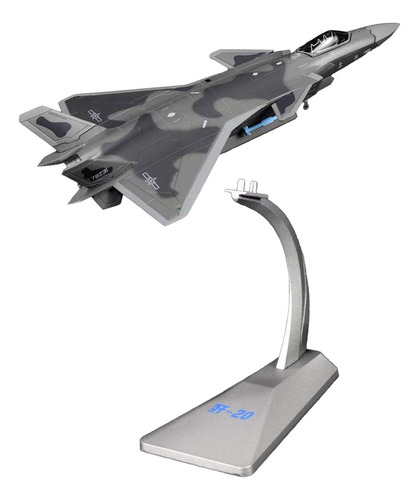 Avión De Juguete De Simulación De Aleación J20 A Escala