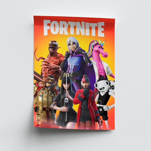 5 Posters Fortnite 33 X 48 Cm