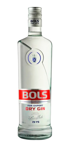 Gin Bols Dry 1 Litro Ginebra Silver Top 1000ml For Export