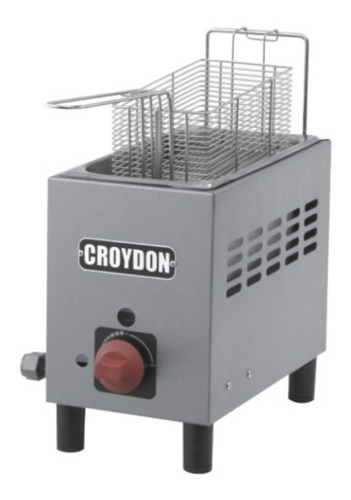 Fritadeira De Alta Potência A Gás De 3 Litros F1ag Croydon Cor Cinza