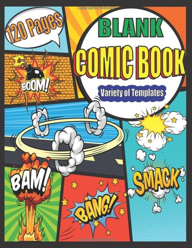 Libro: Blank Comic Book: Draw Your Own Comics | A Large Note