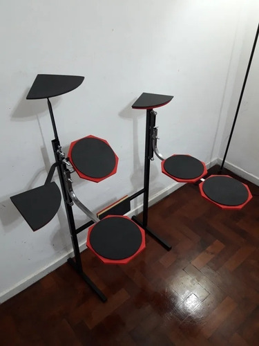 Imagen 6 de 7 de Batería Muda D Practica Silenciosa Demon 8 Pads Fabricantes