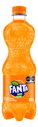 10 Pack Refresco Naranja Fanta 600 Ml