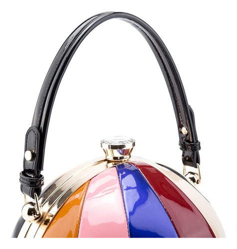 Style Strategy Bolsos Esféricos De Charol Para Mujer, Bolsos