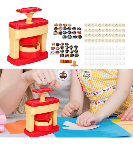 Button Maker Machine Making Tool Badges 48 Crachás
