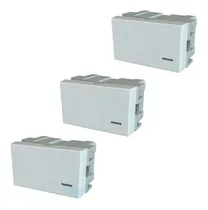 Comprar Modulo Llave 1 Punto Jeluz Platinum Verona Blanco Pack 10 Un