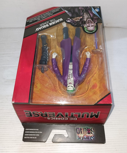 Mattel Multiverse The Joker Gabardina Morada Baf Killer Croc (Usado)