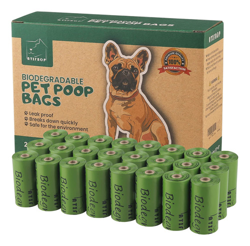 Atifbop Bolsas De Excremento De Perro Biodegradables, A Pru.