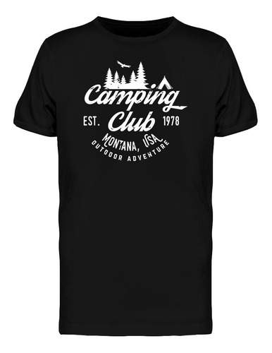 Playera Club De Campamento Montana Usa