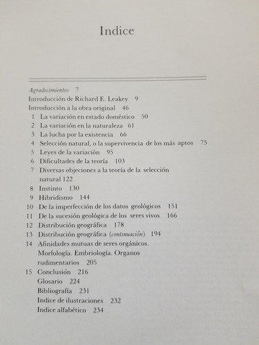 A5 El Origen De Las Especies, Charles Darwin (Usado)