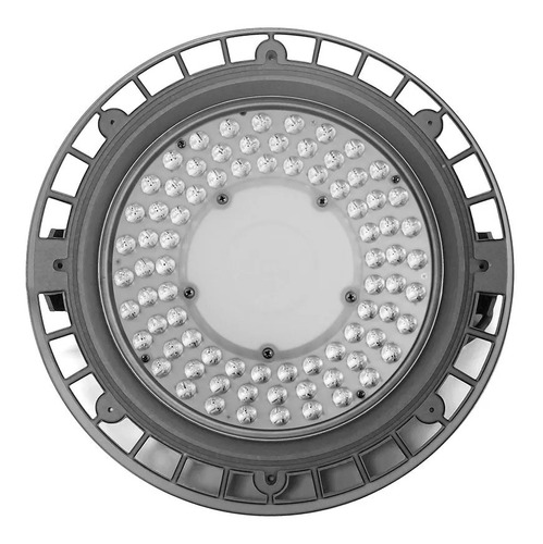 Campana Artefacto Industrial Led Galponera 100w Frio Color Gris