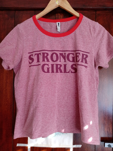 Remera Stronger Girls Talle 2 Marca 47 Street