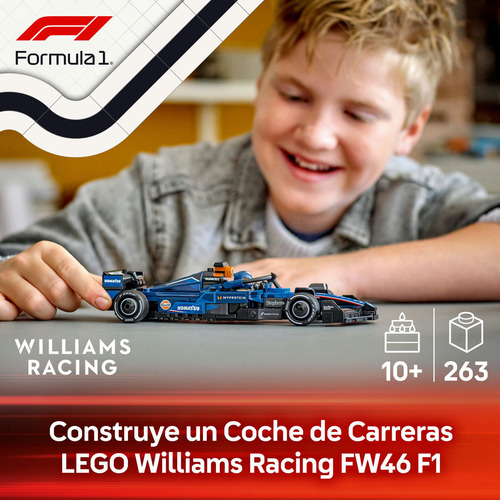 Lego® Speed Champions Auto De Carreras Williams Racing Fw46 F1® 77249; Kit De Vehículo Armable