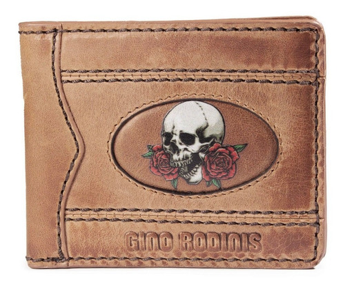 Billetera Coco Gino Rodinis 992.2 Calavera
