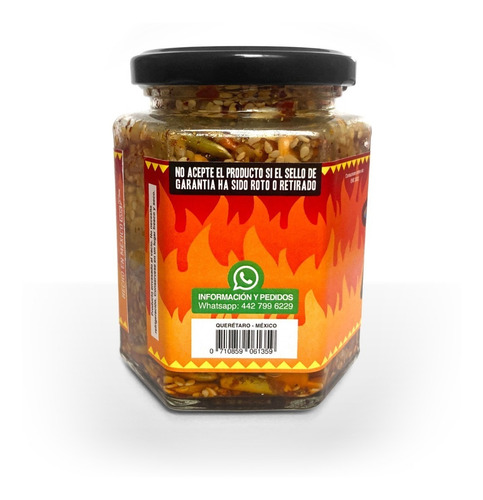 Salsa Gourmet De Semillas Sr Calavera 230g Picor Alto