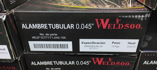 Rollo De Microalambre Tubular 71t 045 (1.2mm) Carrete 15 Kgs