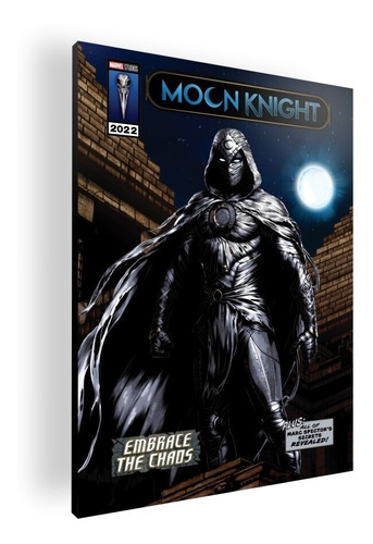 Cuadro Decorativo Poster Marvel Moon Knight 29 30x42 Mdf