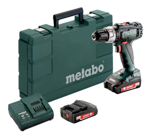 Taladro Atornillador Percusión 18v Metabo 2 Bateria Litio