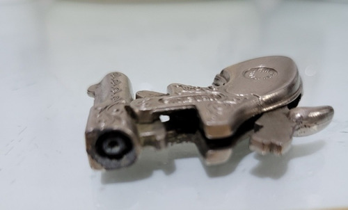 Antiguo Revólver Miniatura Adorno Mini Colección Italy Met (Usado)
