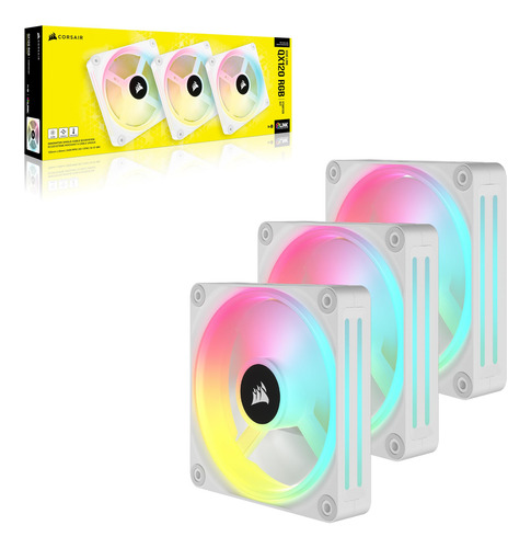 Fan Corsair Icue Link Qx120 Rgb, 120 Mm, Triple Kit De Inici