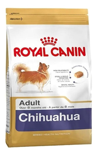 Alimento Royal Canin Breed Health Nutrition Chihuahua para perro adulto de raza pequeña sabor mix en bolsa de 800 g