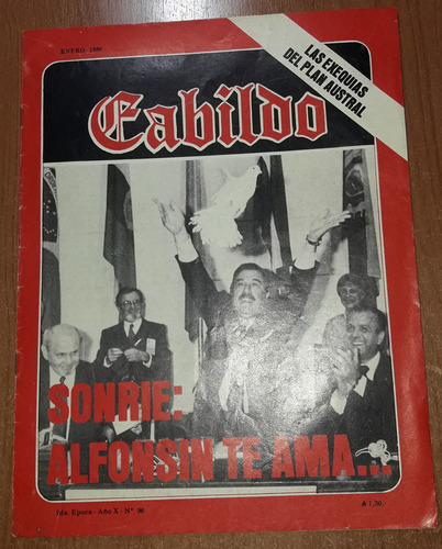 Revista Cabildo N°96  Enero De 1986   Alfonsin