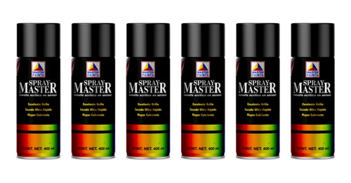 6 Pz - Pintura Master At802 Negro