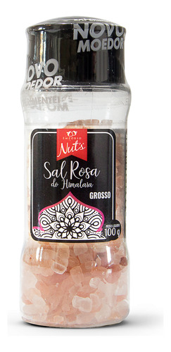 Sal Rosa Do Himalaia Grosso - Empório Nut's - Moedor 100g