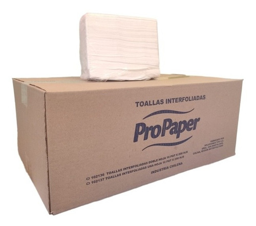 Toalla Interfoliada Propaper 16x200 Caja