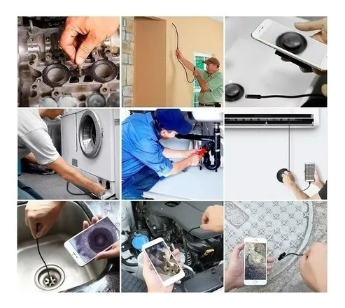 Camara Endoscopio 5.5mm Otg 5m Android Entrada Led Flexible