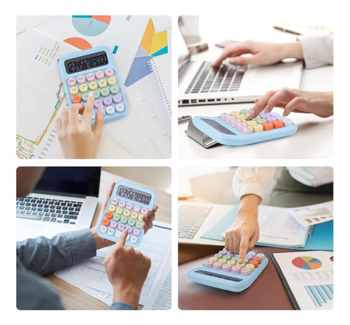 Calculadora Con Teclado Mecánico Kawaii - Retro - Vintage