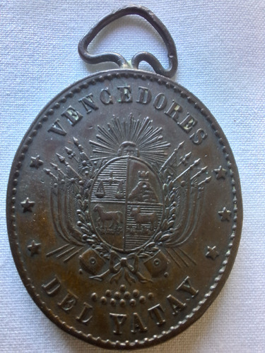 Condecoracion Medalla Vencedores Yatay 1865 Guerra Paraguay 